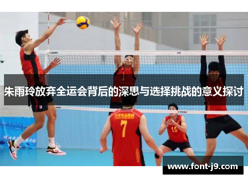 朱雨玲放弃全运会背后的深思与选择挑战的意义探讨